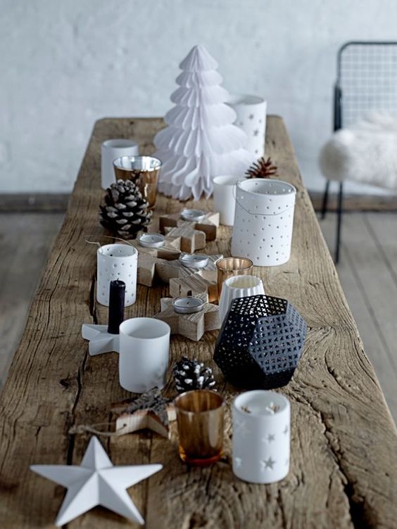 Je veux une déco de table de Noël scandinave !